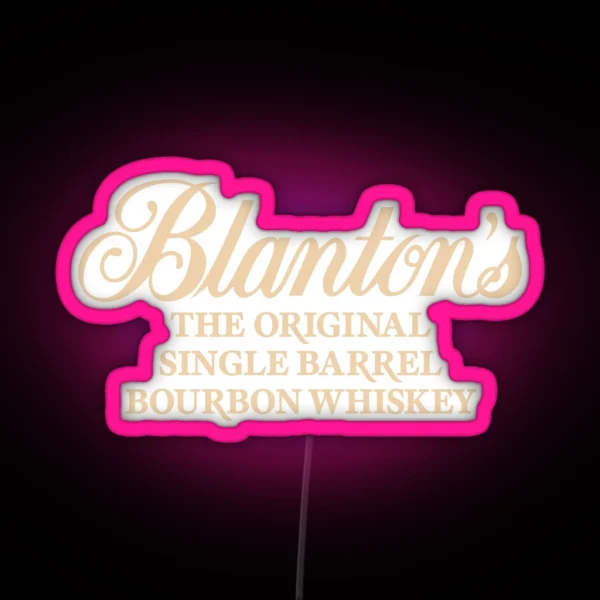Blanton S Bourbon RGB Neon Sign