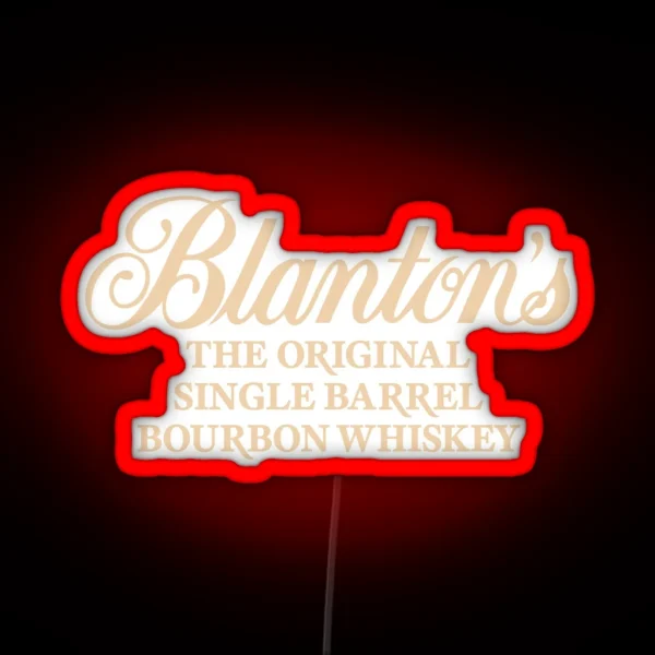 Blanton S Bourbon RGB Neon Sign