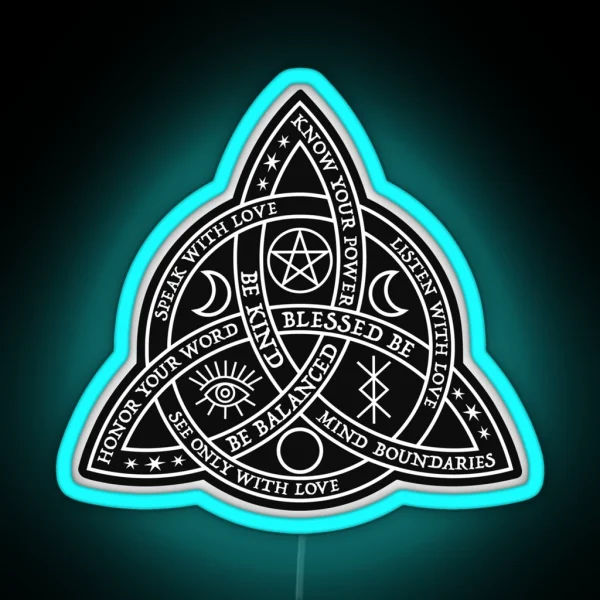 Blessed Be RGB Neon Sign