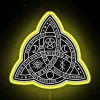 Brighten Your Space with Vibrant Colored Blessed Be LED Sign