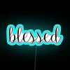 Brighten up your space with this vibrant glowing neon decor