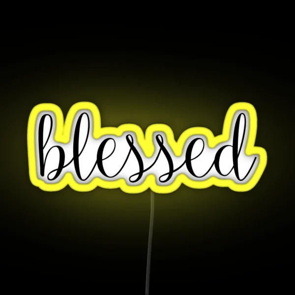 Blessed RGB Neon Sign