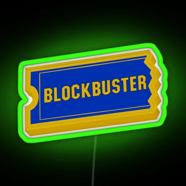 Blockbuster RGB Neon Sign