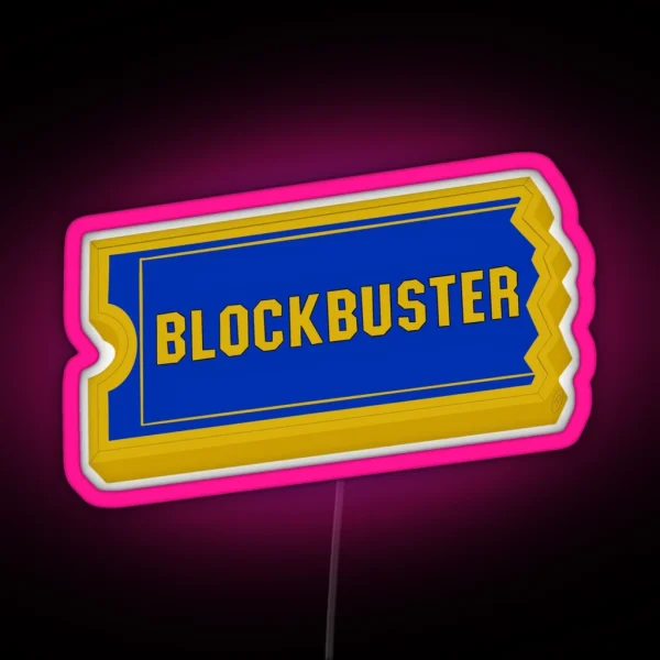 Blockbuster RGB Neon Sign