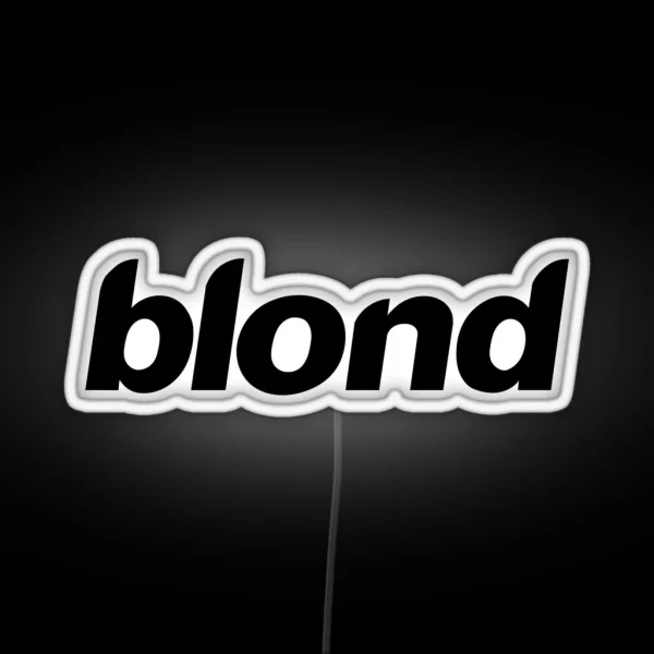 Blond Black Logo RGB Neon Sign