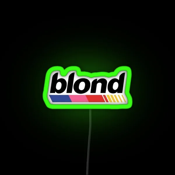 Blond RGB Neon Sign