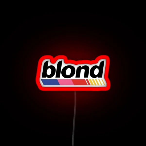 Blond RGB Neon Sign