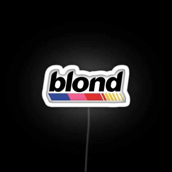 Blond RGB Neon Sign