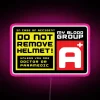 RGB Neon Sign with Red Color Scheme A+ Positive Identification Display