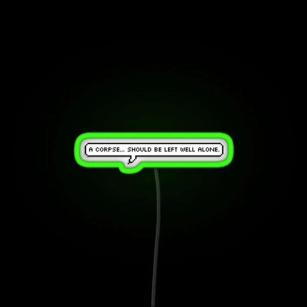 Bloodborne Dialogue Lady Maria RGB Neon Sign