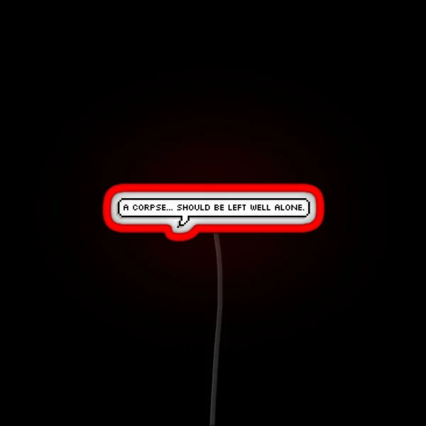 Bloodborne Dialogue Lady Maria RGB Neon Sign