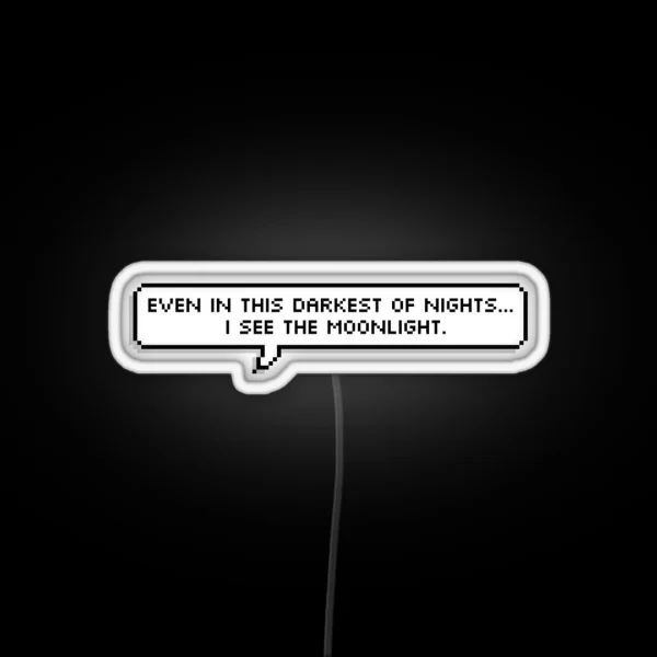 Bloodborne Dialogue Ludwig RGB Neon Sign
