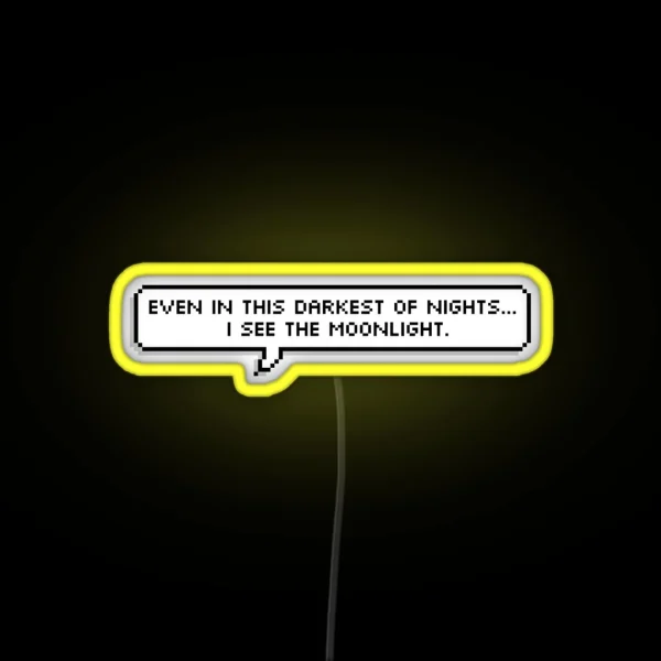 Bloodborne Dialogue Ludwig RGB Neon Sign
