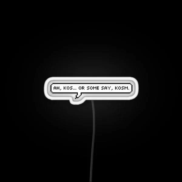 Bloodborne Dialogue Micolash RGB Neon Sign