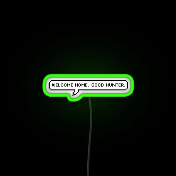 Bloodborne Dialogue Plain Doll RGB Neon Sign