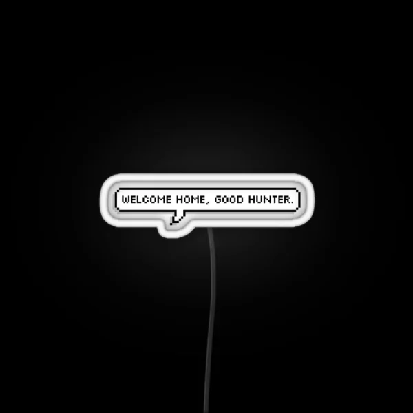 Bloodborne Dialogue Plain Doll RGB Neon Sign