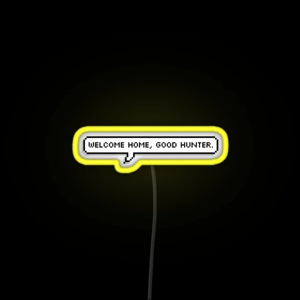 Bloodborne Dialogue Plain Doll RGB Neon Sign