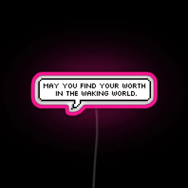 Bloodborne Dialogue Plain Doll RGB Neon Sign