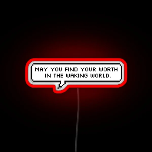 Bloodborne Dialogue Plain Doll RGB Neon Sign