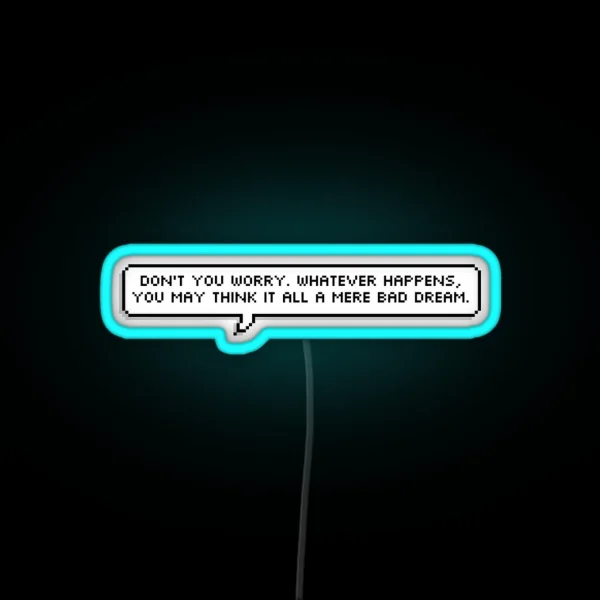 Bloodborne Quote Blood Minister RGB Neon Sign
