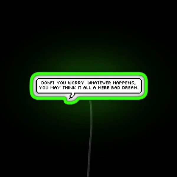 Bloodborne Quote Blood Minister RGB Neon Sign