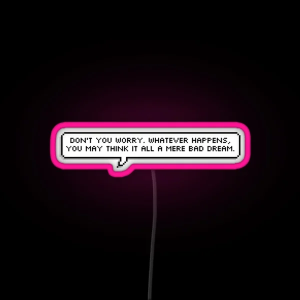 Bloodborne Quote Blood Minister RGB Neon Sign