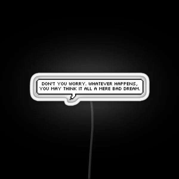 Bloodborne Quote Blood Minister RGB Neon Sign
