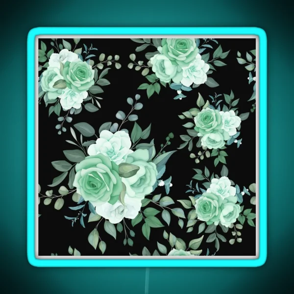 Blooming Rose RGB Neon Sign
