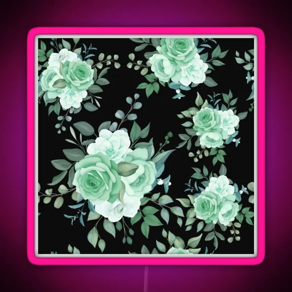 Blooming Rose RGB Neon Sign