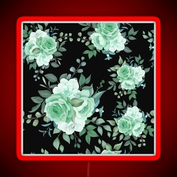 Blooming Rose RGB Neon Sign
