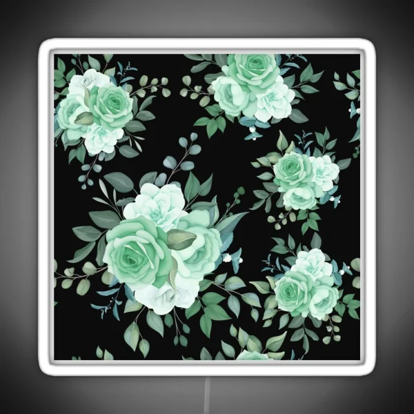 Blooming Rose RGB Neon Sign