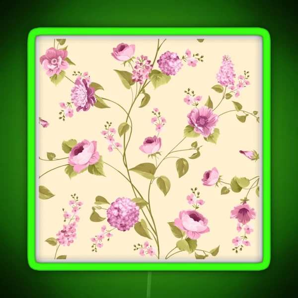 Blooming Rose RGB Neon Sign