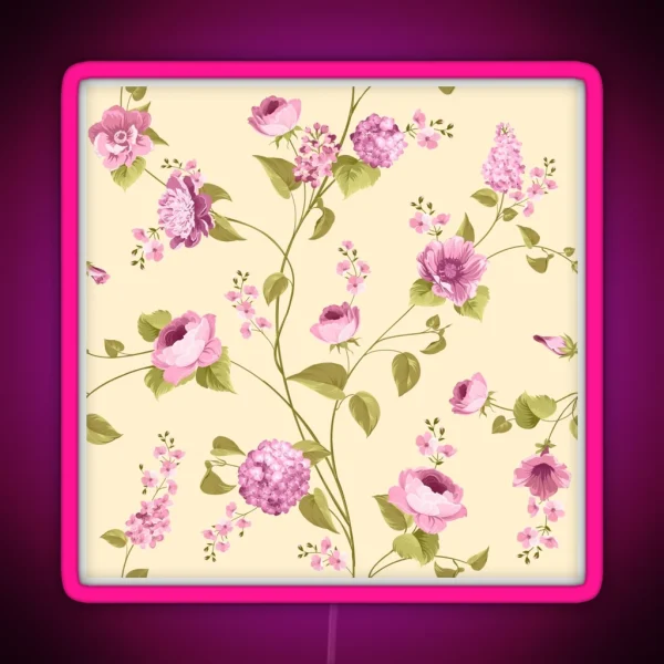 Blooming Rose RGB Neon Sign