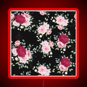Blooming Rose RGB Neon Sign