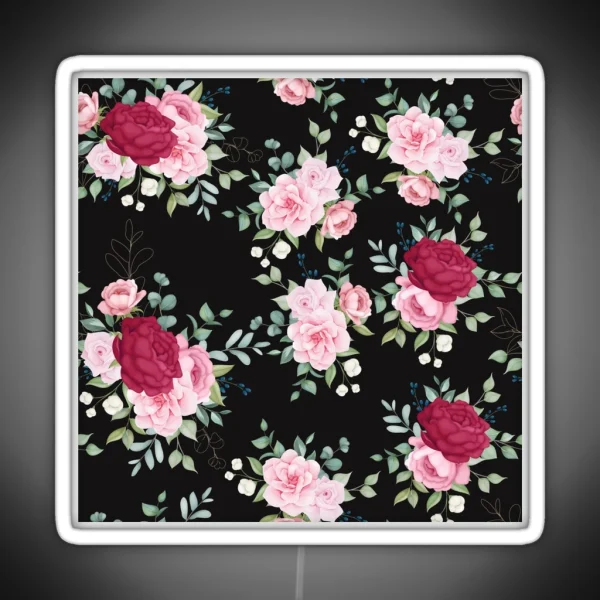 Blooming Rose RGB Neon Sign
