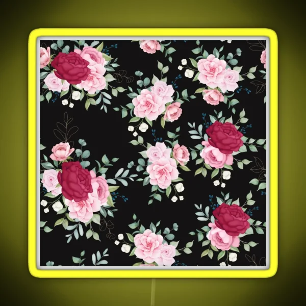 Blooming Rose RGB Neon Sign