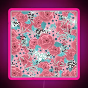 Blooming Rose RGB Neon Sign