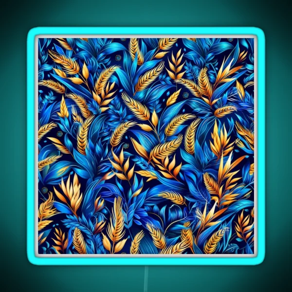 Blue And Barley 001 RGB Neon Sign