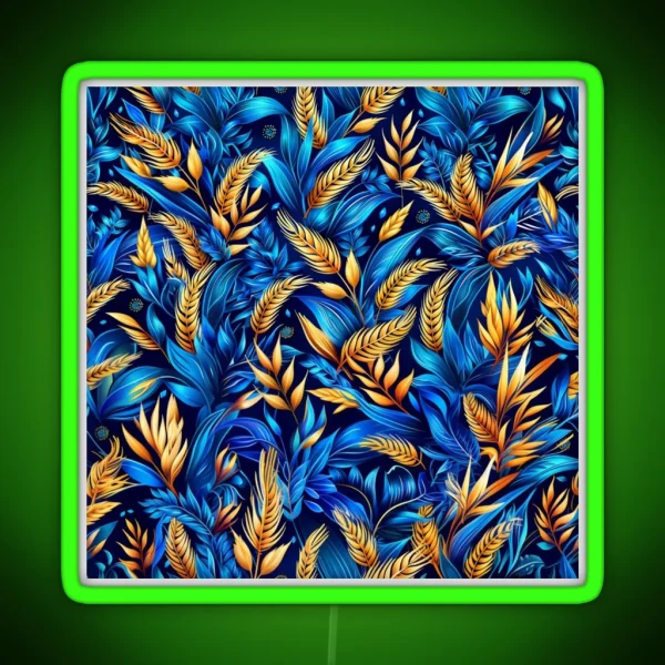 Blue And Barley 001 RGB Neon Sign
