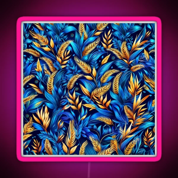 Blue And Barley 001 RGB Neon Sign