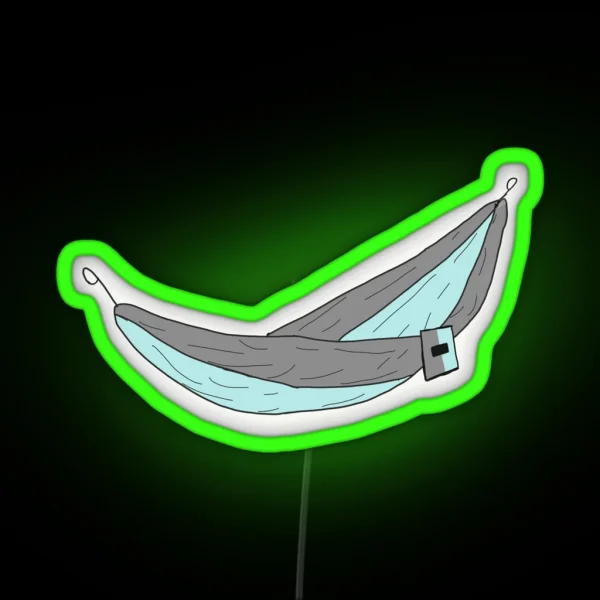 Blue And Grey Hammock RGB Neon Sign