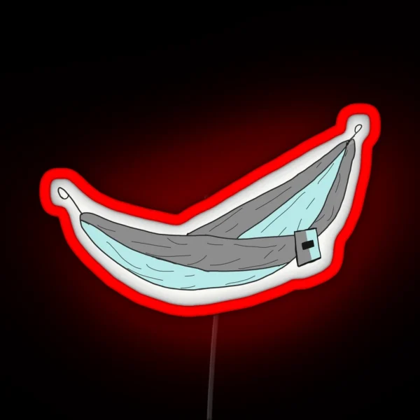 Blue And Grey Hammock RGB Neon Sign