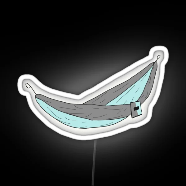 Blue And Grey Hammock RGB Neon Sign