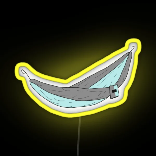 Blue And Grey Hammock RGB Neon Sign