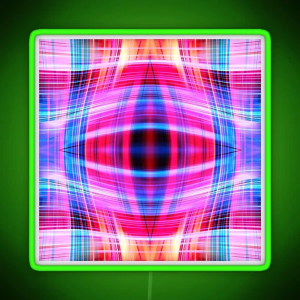 Blue And Pink Light Trails RGB Neon Sign