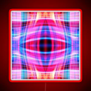 Blue And Pink Light Trails RGB Neon Sign