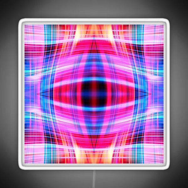 Blue And Pink Light Trails RGB Neon Sign