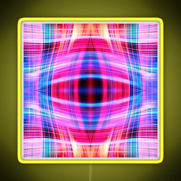 Blue And Pink Light Trails RGB Neon Sign