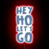 Vibrant blue RGB neon sign to uplift your daily life