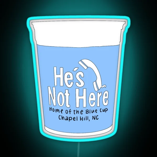 Blue Cup RGB Neon Sign